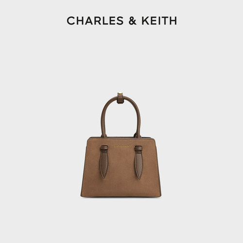 绒面兔耳托特包CHARLES&KEITH
