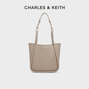 CHARLES&KEITH春夏女包CK2 30782647大容量通勤单肩托特包子母包