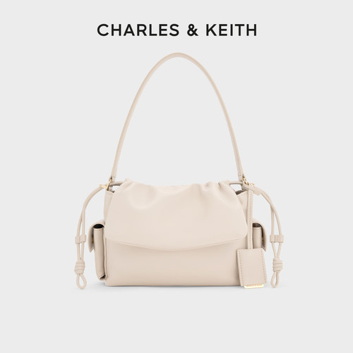 CHARLES&KEITH双口袋云朵手提包