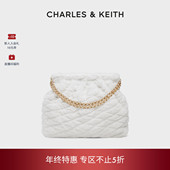 1柔软毛绒菱格包 40671449 折扣推荐 CHARLES&KEITH流浪包CK2