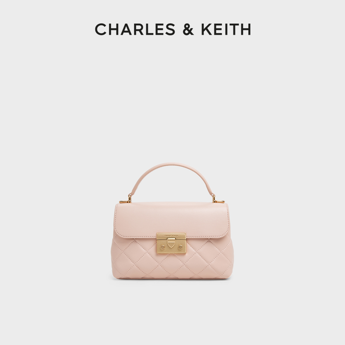 时尚通勤菱格斜挎包CHARLESKEITH