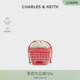 10782618镂空编织抽绳斜挎包 CHARLES&KEITH水桶包CK11 折扣推荐