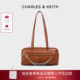 CK2 CHARLES&KEITH26春季 新品 20671897休闲学院风链条单肩腋下包