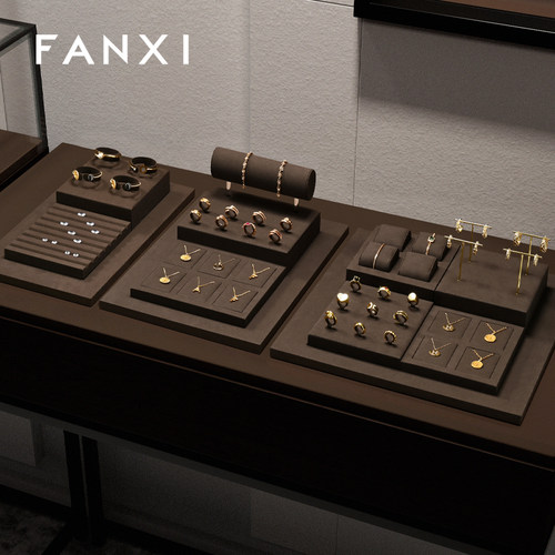 凡西FANXI珠宝展示道具高档轻奢戒指项链手表饰品专柜首饰展示架