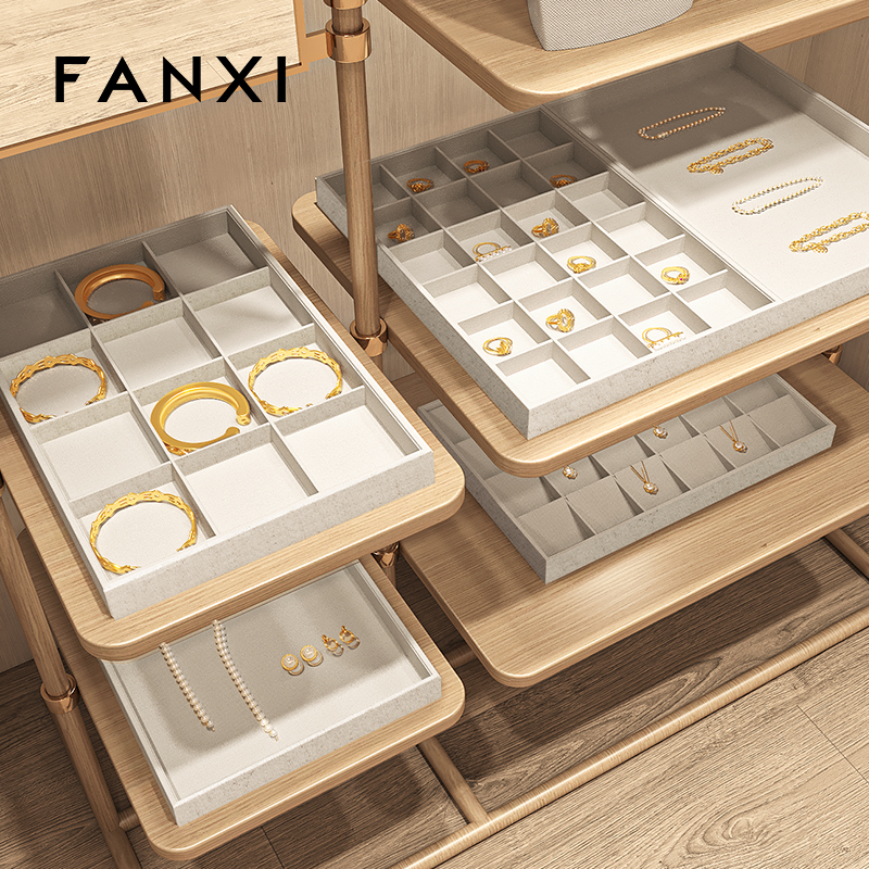 凡西fanxi麻布首饰盘戒指耳钉