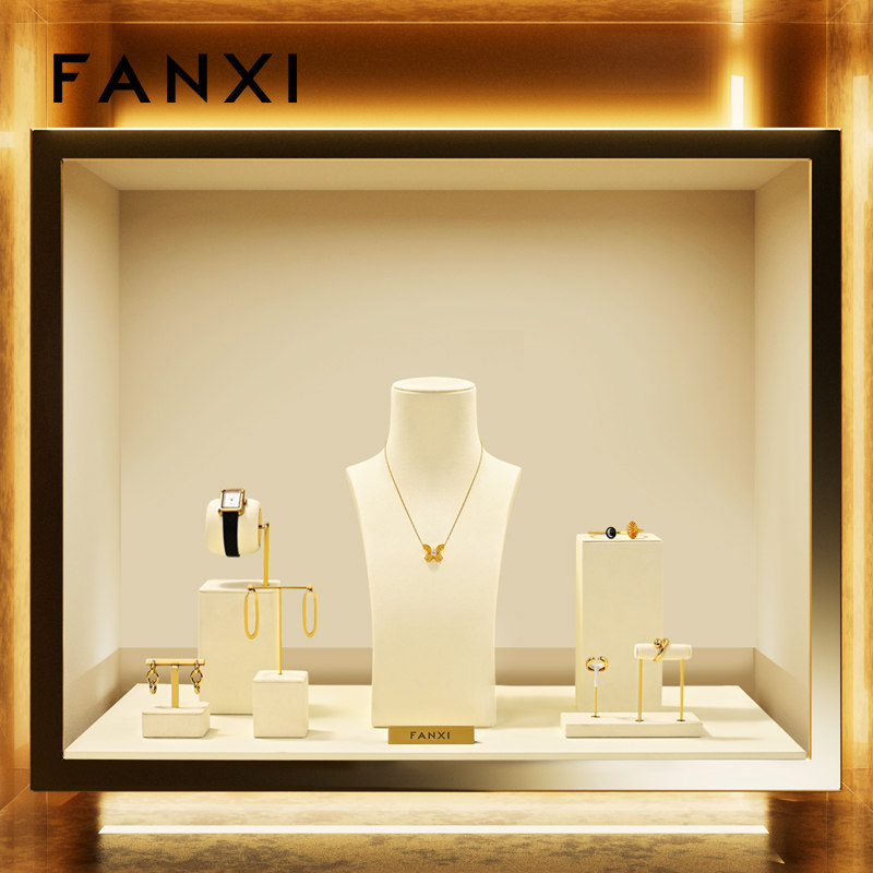凡西FANXI人像脖子项链展示架图片