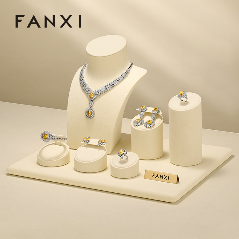 凡西珠宝首饰展示道具高档超纤