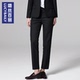 黑色气质休闲裤 商务高级感西裤 女职业OL百搭通勤直筒裤 2025新款