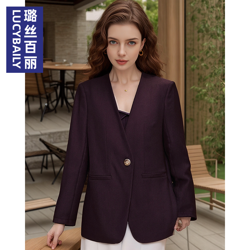 春秋西装外套女长袖2025新款