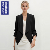 西装 璐丝百丽时尚 新款 外套女职业OL小个子设计感小众商务通勤百搭
