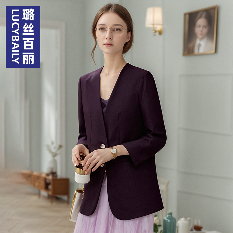 春秋西装外套女长袖2025新款