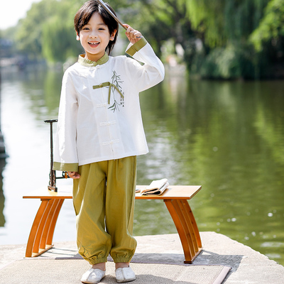 日常可穿新中式汉服男童中国风
