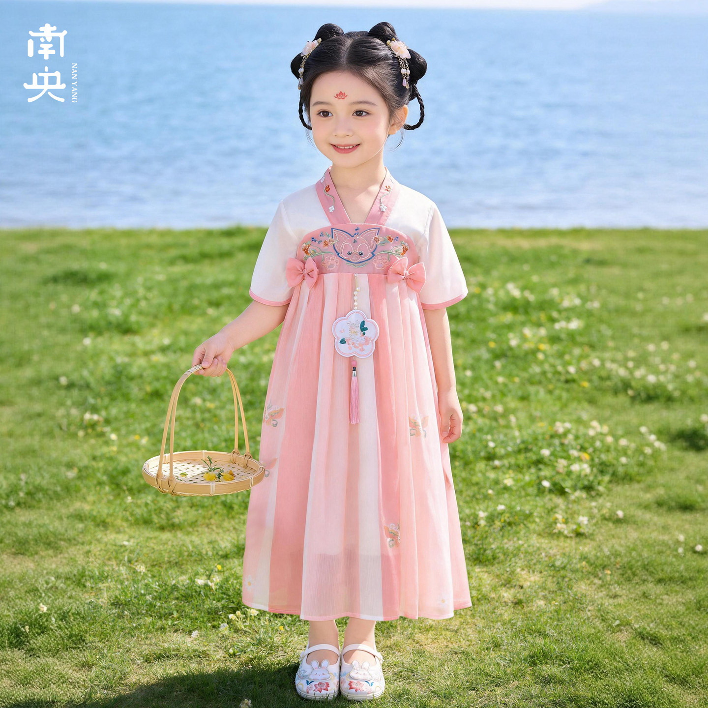 南央日常可穿汉服女童襦裙短袖图片