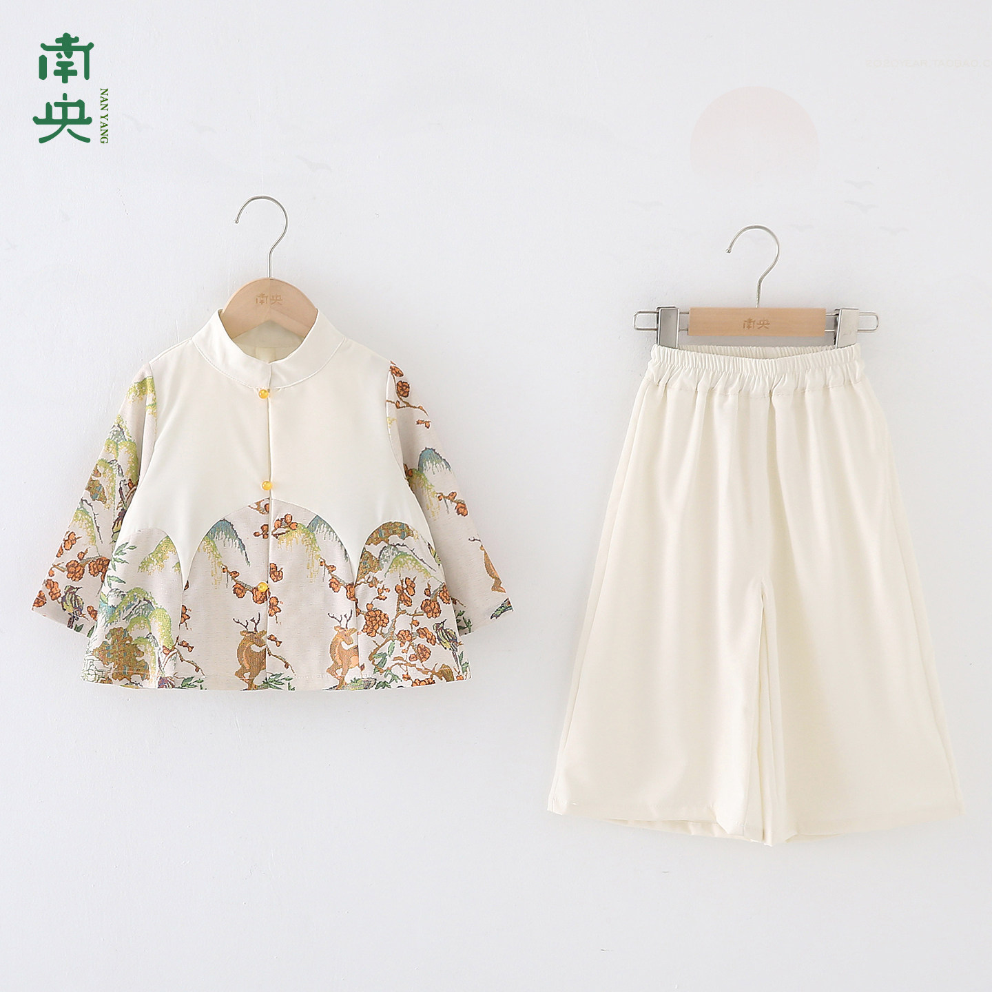 日常可穿女孩改良汉服女童唐装春图片