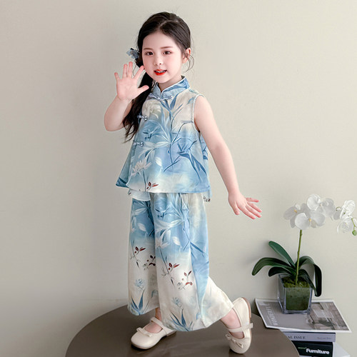 中国风童装古风儿童汉服女童夏季