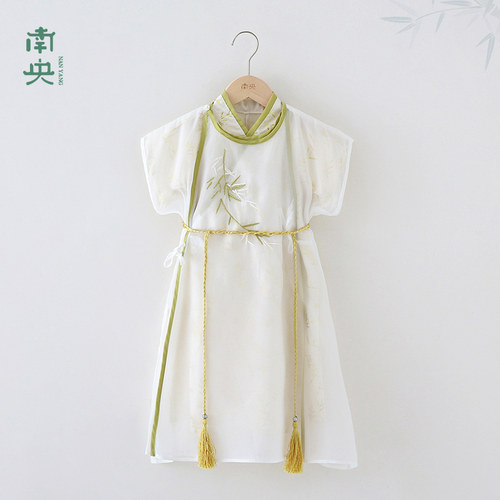 宋制圆领汉服男童春夏薄款儿童唐装广袖长袍国风男孩古装秋季高端 - 封面