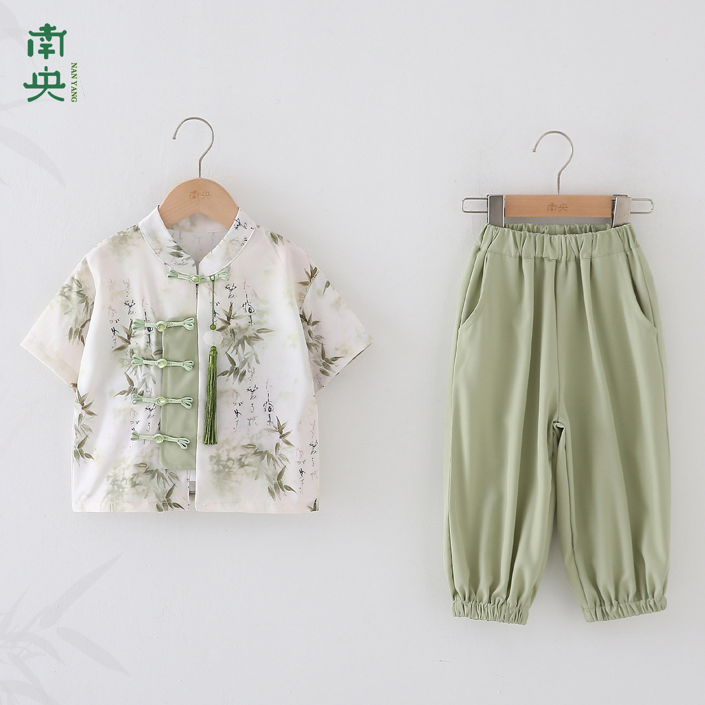 男孩古风套装夏季汉服男童唐装薄图片