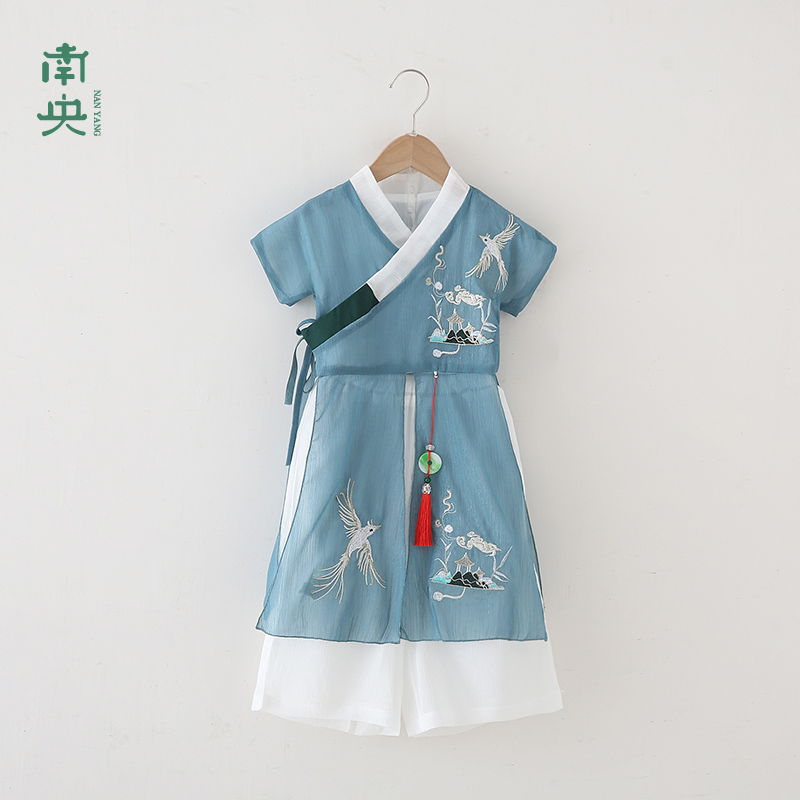 男童汉服秋季古装长袖套装中国风