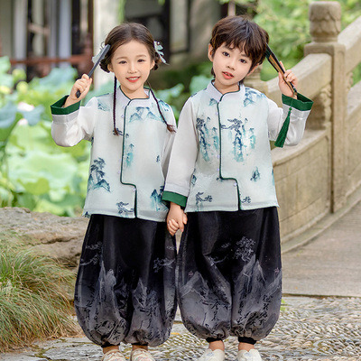 少爷古装儿童唐装男孩国庆出游