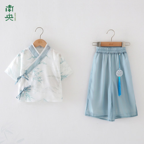 汉服男童古风套装夏季薄款儿童