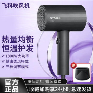 飞科电吹风机家用大功率宿舍用学生负离子护发恒温吹风筒官方正品