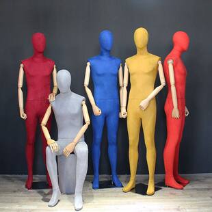 款全身模特道具人体展示架男女服装店橱窗展示道具