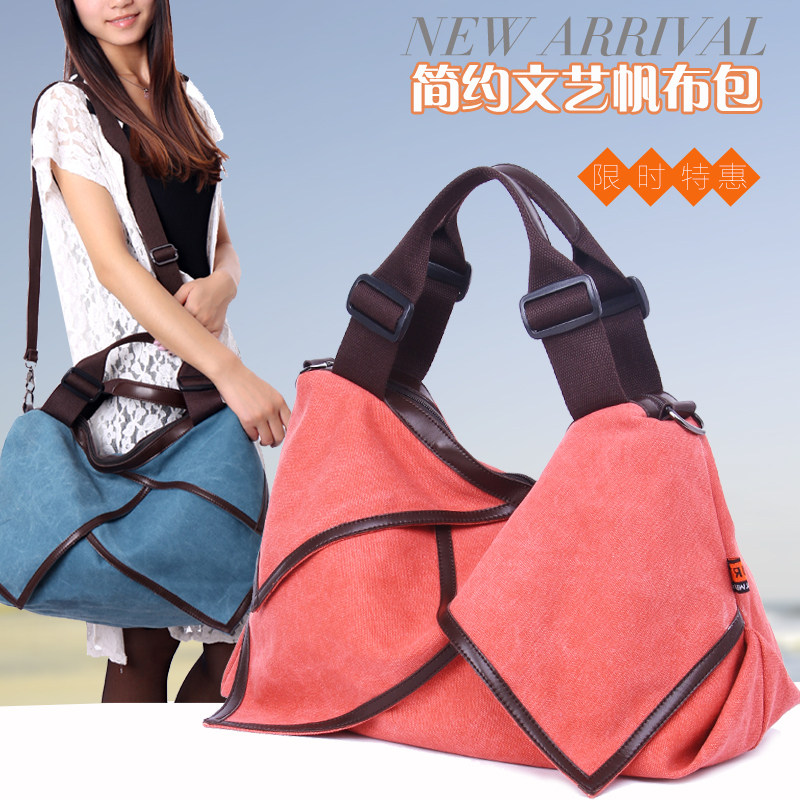 帆布包包女秋冬新款百搭大容量單肩包包休閑簡約百搭手提通勤女包在類目 箱包皮具/熱銷女包/男包, 女士包袋中 - 來自Buy2taobao.com提供專業的淘寶代購服務
