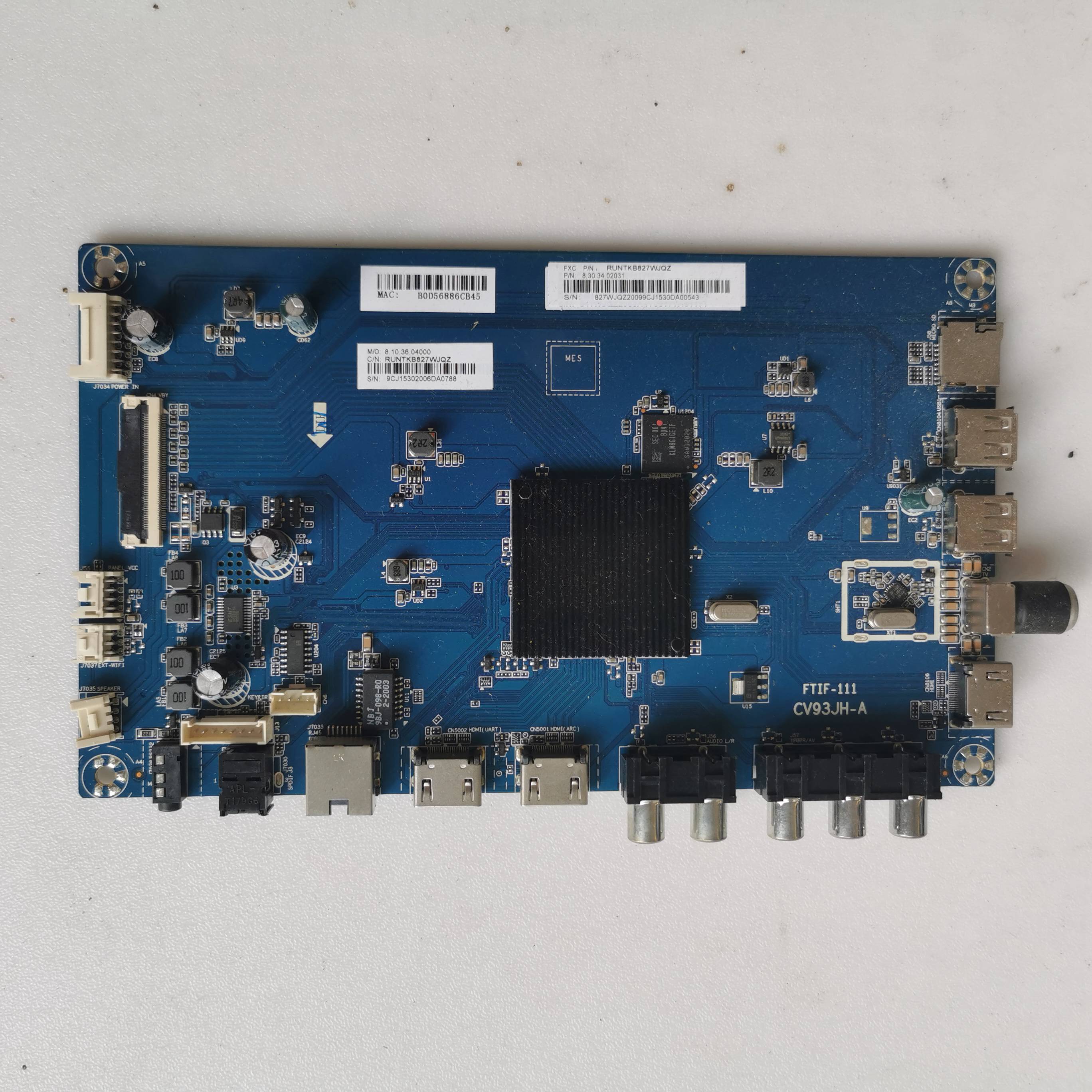 夏普4T-C60BFDAC60BFZA主板