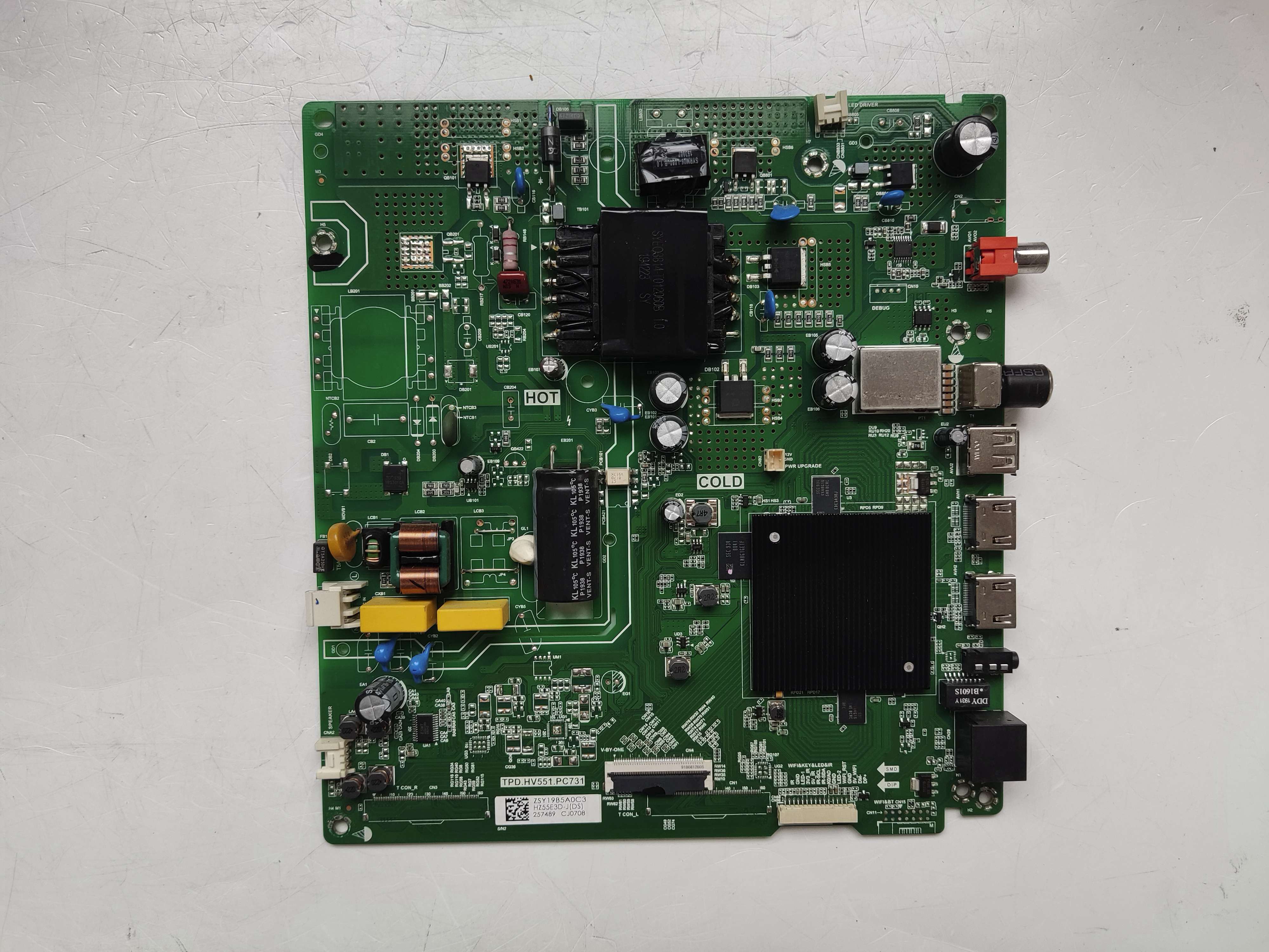 海信电视主板TPD.HV551.PC731