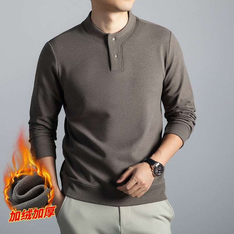 普通毛线圆领直筒型休闲风套头针织衫/毛衣