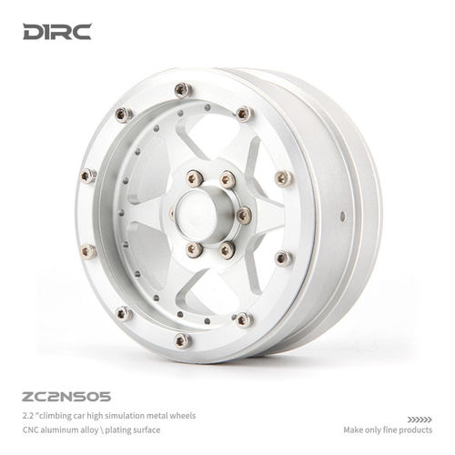 D1RC  2.2寸金属攀爬车真轮毂TRX4 scx10三代（ZC2NS05）