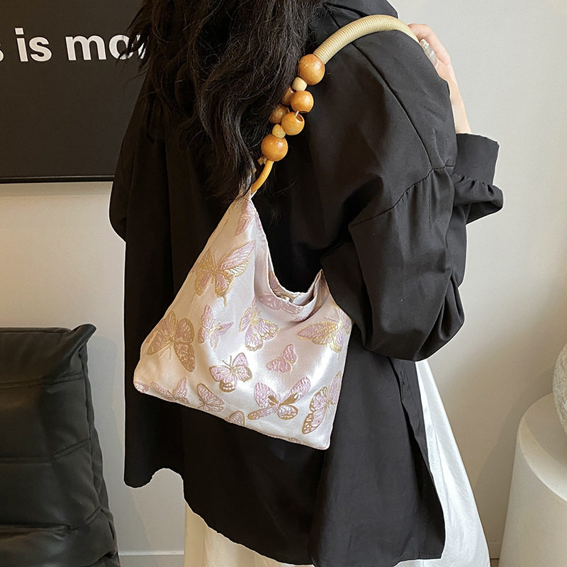 夏天夏季百搭高级感小众腋下包包女2025新款新中式托特手提竹节包,箱包皮具/热销女包/男包,通用款女包,淘宝优惠券,粉丝福利购,淘宝优惠卷