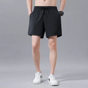 运动短裤男三分裤潮夏季薄款跑步健身马拉松田径速干训练裤沙滩裤