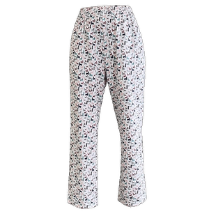 小护士睡裤女长裤夏季薄款纯棉休闲外穿高腰家居裤宽松大码空调裤