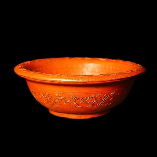 1978年制 收藏纯手工陈墨条墨锭 清代乾隆老墨版 胡开文朱砂老墨块 高档文房四宝徽墨礼品 万寿碗 国家非遗