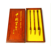 大中小号纯狼毫毛 北尾纯狼毫斗笔套装 国家非遗传人 佘征军制