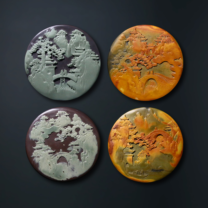 赋比兴砚台国家非遗方学斌盖砚