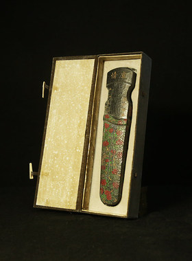 极速非遗 1981年o制 清代老墨版《古琴》收藏墨块 胡开文古法松烟