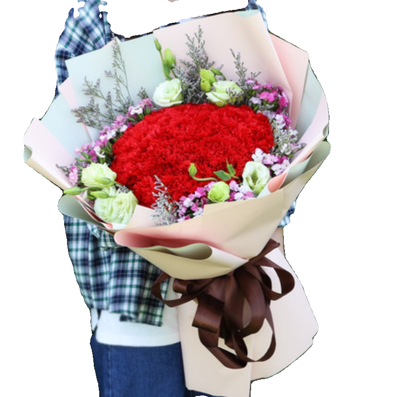 19枝玫瑰花束送女友同城鲜花速递一小时送达上海青浦奉贤区崇明县