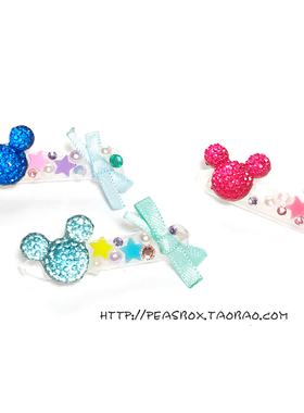 豌豆铺Peas box |米奇蝴蝶结比熊头饰狗狗头饰发夹狗狗装饰品发夹