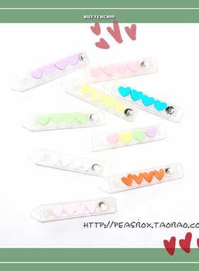 豌豆铺Peas box |心形闪钻约克夏马尔济斯西施宠物简约头花发夹