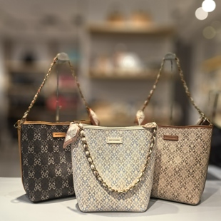 OMI欧米女包2025新款时尚百搭手提单肩斜挎包女水桶包大容量背包