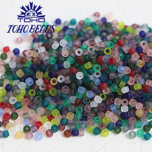 TOHO玻璃磨砂透明米珠串珠
