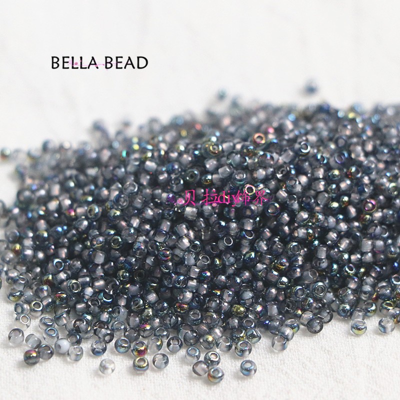 Bella玻璃米珠七彩渐变