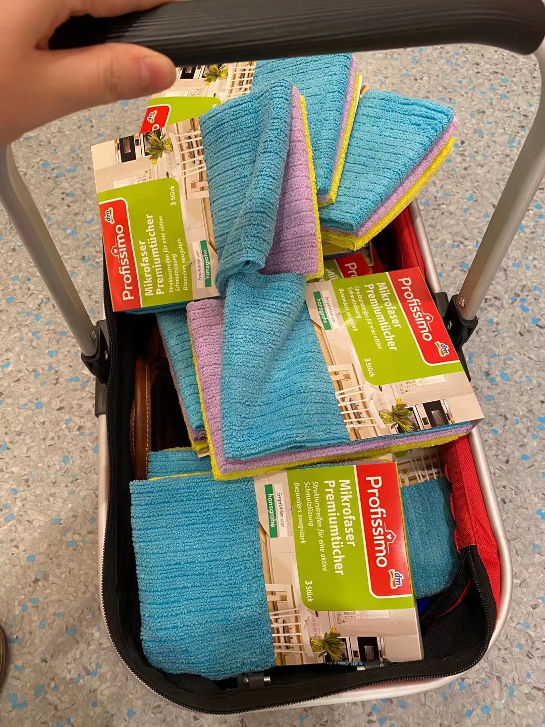 现货 德国原装进口Profissimo 微纤维百洁布/微纤维抹布 3片装