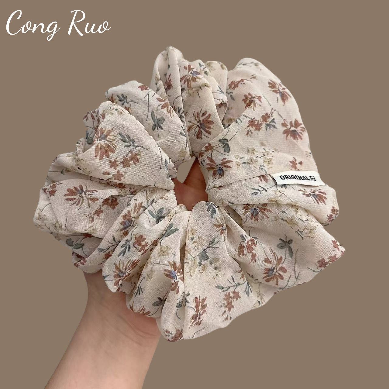 新款韩系夏季雪纺发圈超仙软糯碎花发绳是甜美发尾头花橡皮筋,家庭/个人清洁工具,发圈/发网,淘宝优惠券,粉丝福利购,淘宝优惠卷