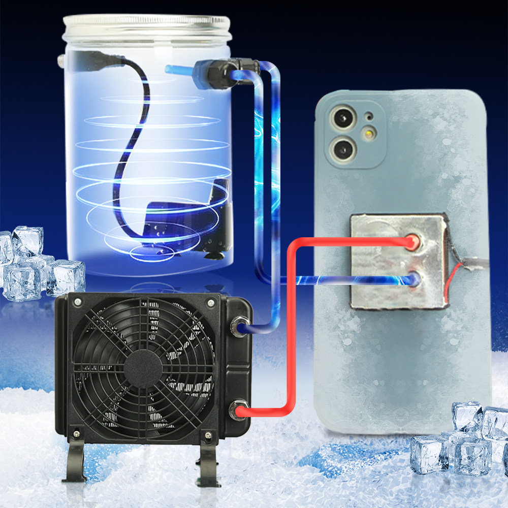 水冷手机散热器半导体制冷适用苹果安卓平板游戏主播直播降温神器怎么看?
