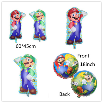超级玛丽马里奥mario铝膜气球