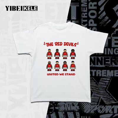 YIBEIKELE x 曼联｜UNITED WE STAND足球印花T恤男女通用圆领