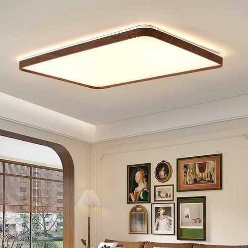 原木色阳台圆形全光谱卧室吸顶灯